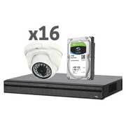 KIT CCTV 16 DOME LENTE FIXA IR