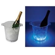 BALDE DE GELO C/ ILUM.LED AZUL