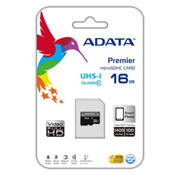 MICRO SDHC 16GB CLASS 10 ADATA