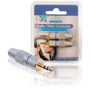 2 XJACK 3.5MM MACHO ST METAL