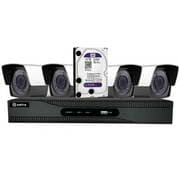 KIT CCTV 4 LENTE VARIFOCAL IR